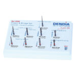 Dendia Dica Diamond Bur Crown & Bridge Set Kit FG 19mm (9)