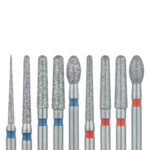 Dendia Dica Diamond Bur Crown & Bridge Set Kit FG 19mm (9)