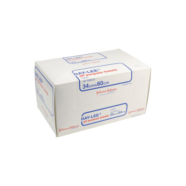J&J Day-Lee All Purpose Towels Large 34cm x 60cm Non-Sterile (100)