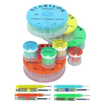 Stabilok Pins Blue Stainless Steel Small 0.60mm Dia. Jumbo Pack (100)