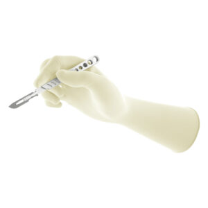 Ansell Gammex DermaShield Natural Latex Powder Free Sterile Gloves Size 8.5 (50)