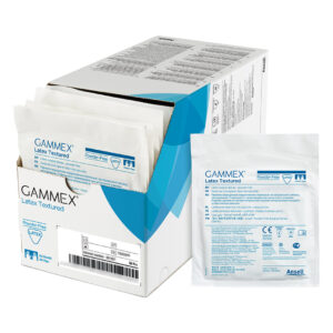 Ansell Gammex Textured Natural Latex Powder Free Sterile Gloves Size 6.5 (50)