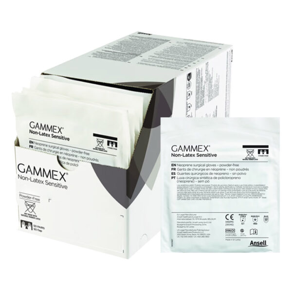 Ansell Gammex Sensitive Natural Neoprene Powder Free Sterile Gloves Size 6.5 (50) Ansell Gammex Sensitive Natural Neoprene Powder Free Sterile Gloves Size 6.5 (50)