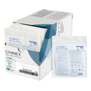 Ansell Gammex PI Micro White Polyisoprene Powder Free Sterile Gloves Size 8.0 (50)
