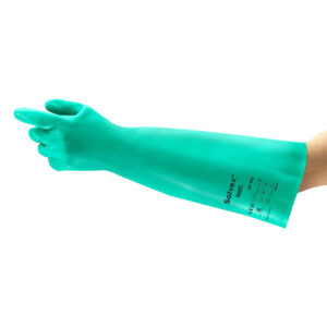 Ansell AlphaTec Solvex 37-185 Green Nitrile Utility Gloves Size Size 10.0
