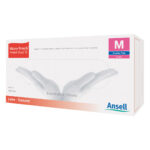 Ansell Micro-Touch SensiClean II Natural Latex Powder Free Gloves Medium 100's (10)