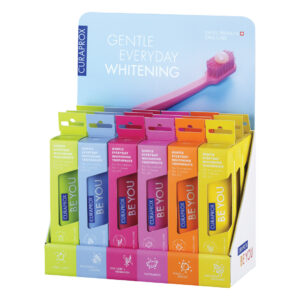 Curaprox Be You Toothpaste Display with Be You Toothpaste 60ml Tubes (18)