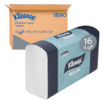 Kimberly-Clark Kleenex Multifold Hand Towels White 24cm x 23.5cm 150's (16)