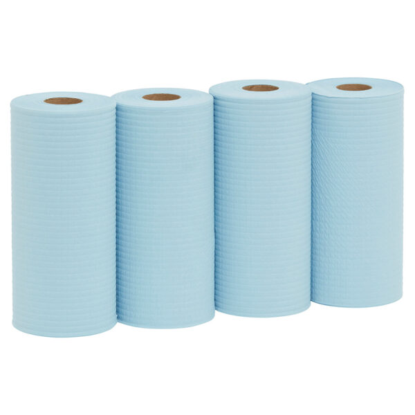 Kimberly-Clark Wypall X50 Roll Wipers Small Blue 24.5cm x 70m Roll (4)