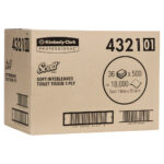 Kimberly-Clark Scott Soft Interleaved Toilet Tissue White 1 Ply 500 Sheets (36)