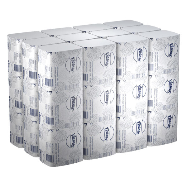Kimberly-Clark Kleenex Soft Interleaved Toilet Tissue White 2 Ply 250 Sheets (36)