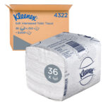 Kimberly-Clark Kleenex Soft Interleaved Toilet Tissue White 2 Ply 250 Sheets (36)