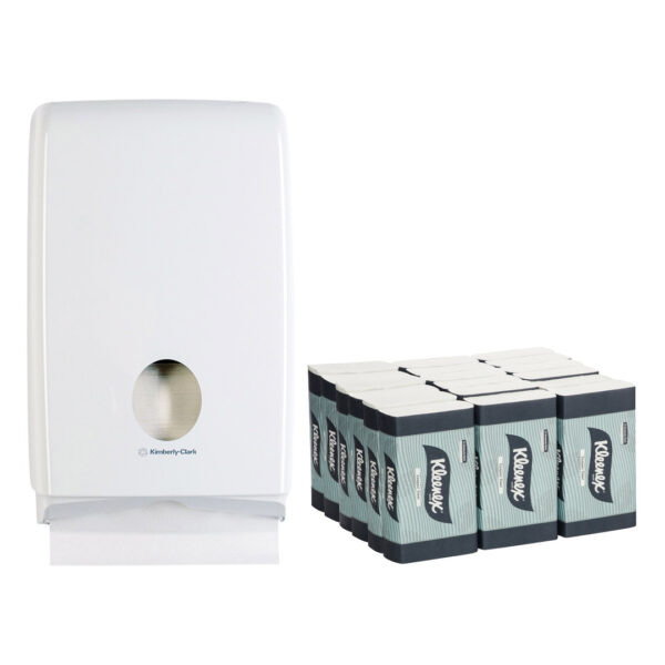 Kimberly-Clark Kleenex Compact Hand Towels Starter Pack Kimberly-Clark Kleenex Compact Hand Towels Starter Pack