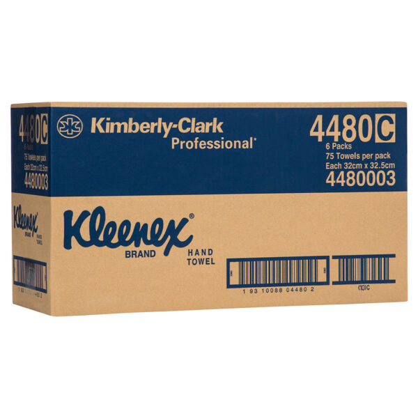 Kimberly-Clark Kleenex Executive Hand Towels White 32cm x 32.5cm 75's (6)