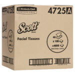 Kimberly-Clark Scott Facial Tissues White 2 Ply 100's (48)