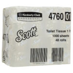 Kimberly-Clark Scott Toilet Rolls 1 Ply 1000 Sheets Individually Wrapped (48)