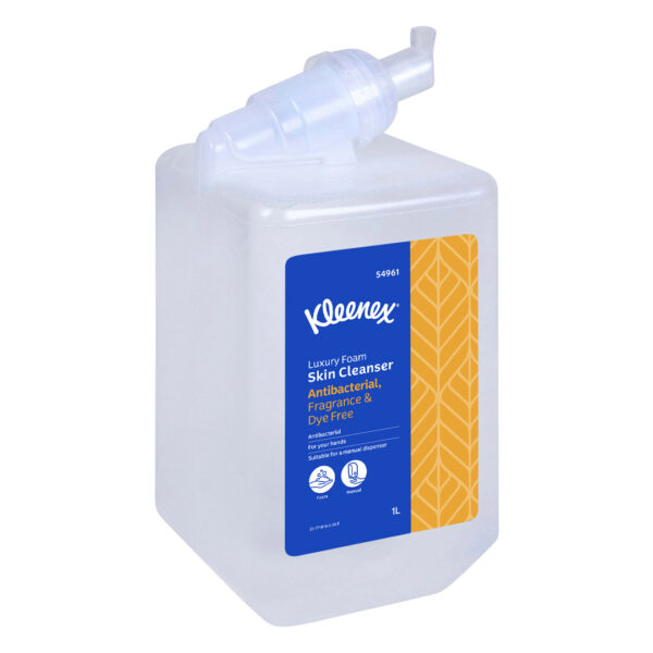 Kimberly-Clark Kleenex Luxury Foam Antibacterial Skin Cleanser 1L Cartridge (6)
