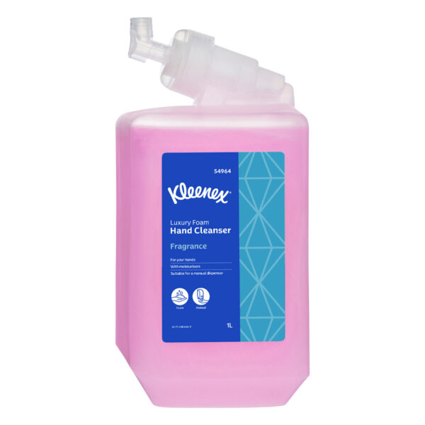 Kimberly-Clark Kleenex Foaming Skin Cleanser with Moisturiser 1L Cartridge (6) Kimberly-Clark Kleenex Foaming Skin Cleanser with Moisturiser 1L Cartridge (6)