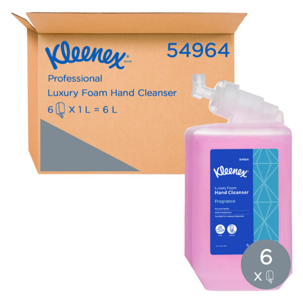 Kimberly-Clark Kleenex Foaming Skin Cleanser with Moisturiser 1L Cartridge (6)
