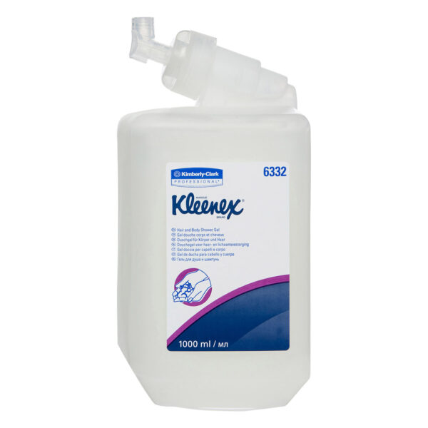 Kimberly-Clark Kleenex Hair & Body Shower Wash 1L Cartridge (6) Kimberly-Clark Kleenex Hair & Body Shower Wash 1L Cartridge (6)
