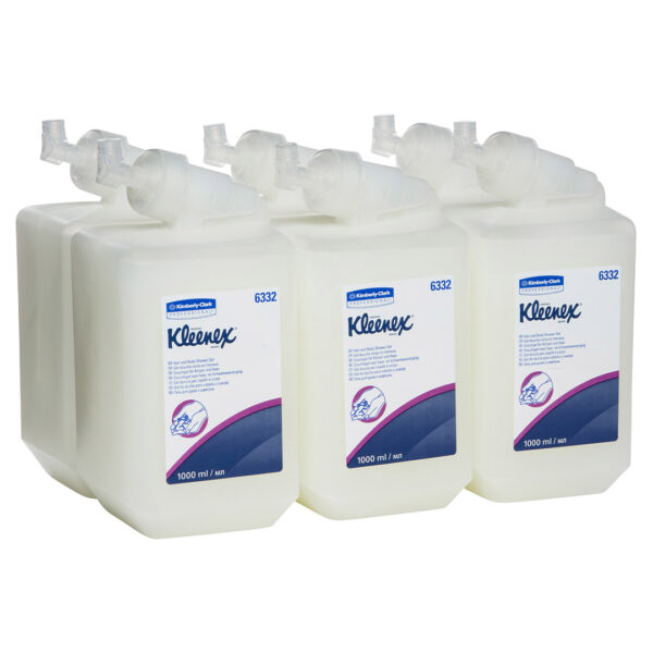 Kimberly-Clark Kleenex Hair & Body Shower Wash 1L Cartridge (6)