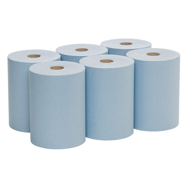 Kimberly-Clark Scott Slimroll Hand Towel Blue 1 Ply 176m Roll (6)