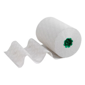 Kimberly-Clark Scott Printed Hard Roll Hand Towel 1 Ply 305m Roll (6)