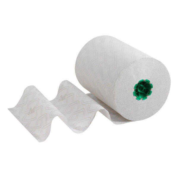 Kimberly-Clark Scott Printed Hard Roll Hand Towel 1 Ply 305m Roll (6)