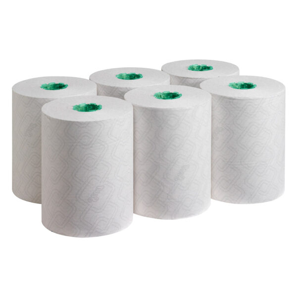 Kimberly-Clark Scott Printed Slimroll Hand Towel 1 Ply 176m Roll (6)