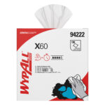 Kimberly-Clark Wypall X60 Pop-Up Wipers White 23cm x 42.5cm 130's (10)