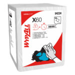 Kimberly-Clark Wypall X60 Single Sheet Wipers White 28cm x 35cm 100's (8)