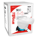 Kimberly-Clark Wypall X60 Single Sheet Wipers White 28cm x 35cm 100's (8)