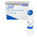 Kimberly-Clark Scott Control Disposable Bedsheet White 54cm x 80m Roll (6)