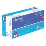 Mun GloveOn Innova Natural Latex Powder Free Gloves Medium 100's (10)