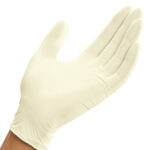 Mun GloveOn Innova Natural Latex Powder Free Gloves Medium 100's (10)