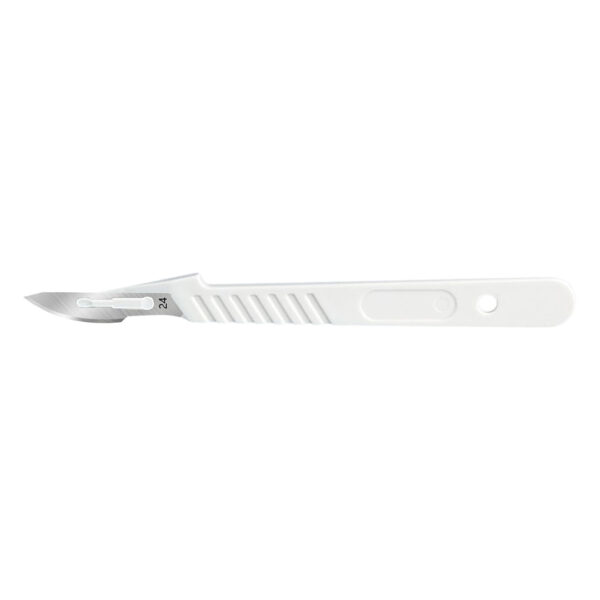 SMI Scalpels with Handle No. 24 Sterile (10) SMI Scalpels with Handle No. 24 Sterile (10)