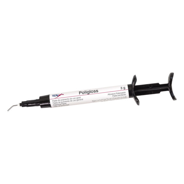 TDV Poligloss Aluminium Oxide Polishing Paste 3gm Syringe TDV Poligloss Aluminium Oxide Polishing Paste 3gm Syringe