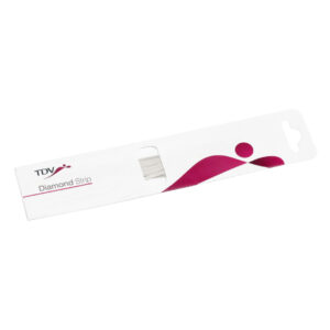 TDV Finishing & Polishing Diamond Coated Steel Strips 2.5mm x 110mm Medium Red (12)