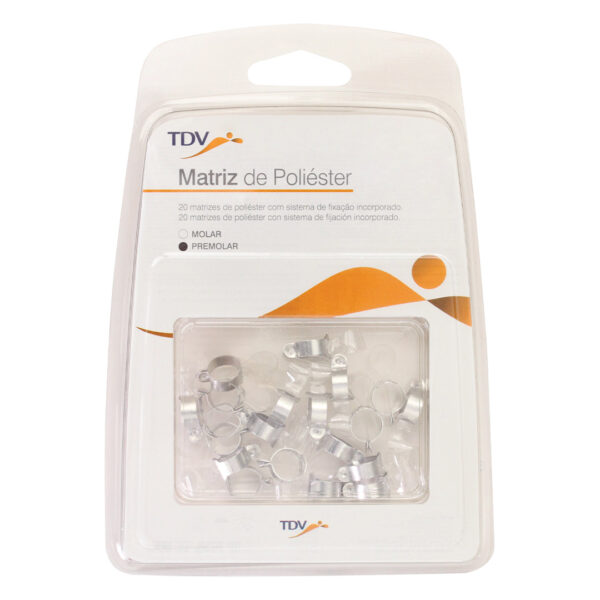 TDV Pre-Contoured Mylar Transparent Polyester Matrices Premolar (20)