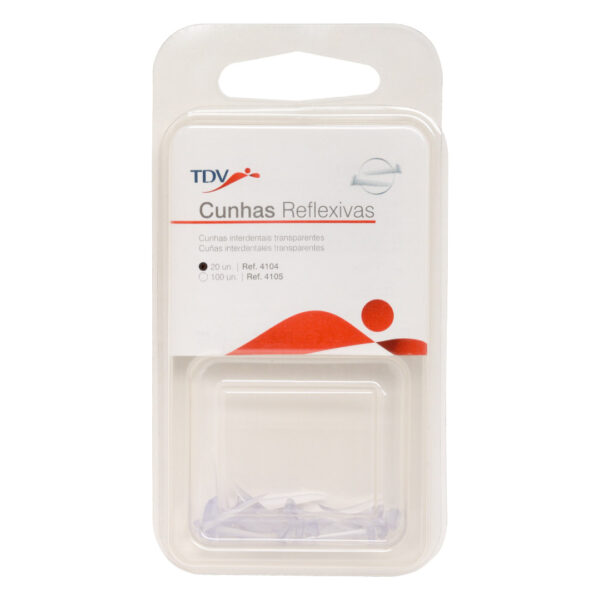 TDV Transparent Wedges Assorted (100)