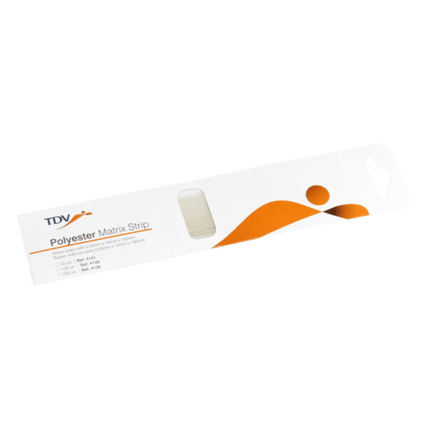 TDV Mylar Transparent Polyester Matrix Strip 0.05mm Thick 10mm x 100mm (200)