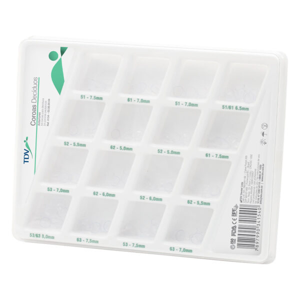 TDV Transparent Crowns Deciduous Anterior Crown Kit (54)