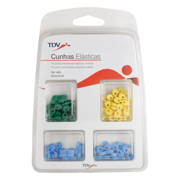 TDV Interdental Elastic Wedges Assorted (75)