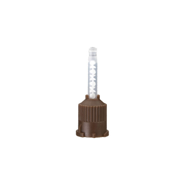 Unident Mixing Tips Brown with Clear Spiral 36mm with 3mm Int. Dia . Flat Tip 1:1 (50) Unident Mixing Tips Brown with Clear Spiral 36mm with 3mm Int. Dia . Flat Tip 1:1 (50)