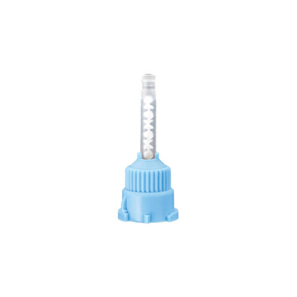 Unident Mixing Tips Blue with Clear Spiral 58mm with 3.5mm Int. Dia Flat Tip 1:1 (50)
