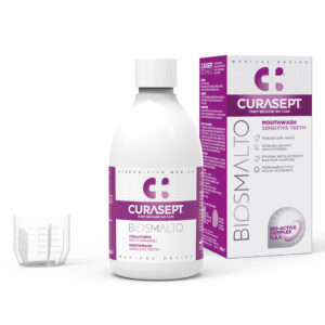 Curasept Biosmalto Mouthwash for Sensitive Teeth with Fluoride 300ml Bottle