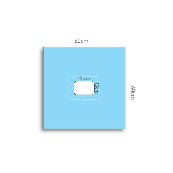 Multigate Protex 4 Drape with Adhesive Rectangular Aperture 60cm x 60cm Blue Sterile (50) Multigate Protex 4 Drape with Adhesive Rectangular Aperture 60cm x 60cm Blue Sterile (50)