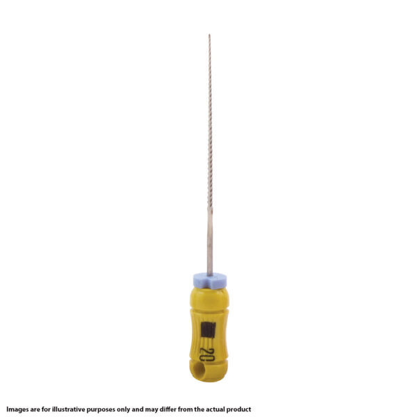 Kerr Endodontics K-Files 30mm No. 20 Yellow (6)