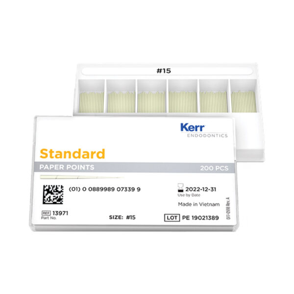 Kerr Endodontics Paper Points Spill Proof Pack No. 15 (200) Kerr Endodontics Paper Points Spill Proof Pack No. 15 (200)