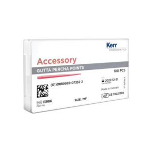 Kerr Endodontics Gutta Percha Points Spill Proof Pack Size MF (100)